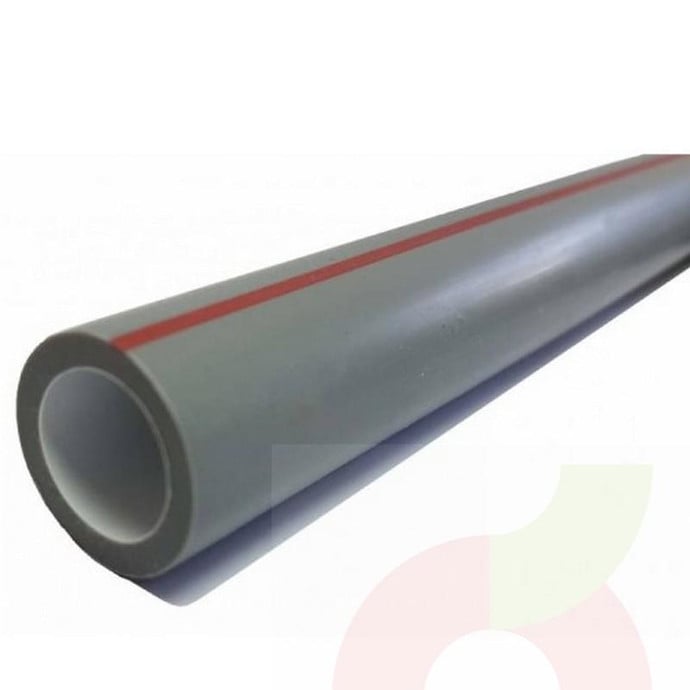 Tubo PPR 20mm PN20 Gris 6.00 Mt - Tubo Ppr 20Mm Pn20 (6Mt) Gris