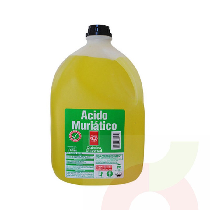 Ácido Muriático 5Lt Química Universal - Acido muriatico .jpg