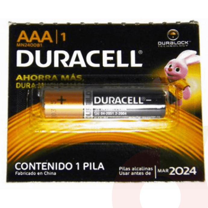  Pila AAA1 1.5V Duracell - Duracell, Pila Aaa1, 1,5V.