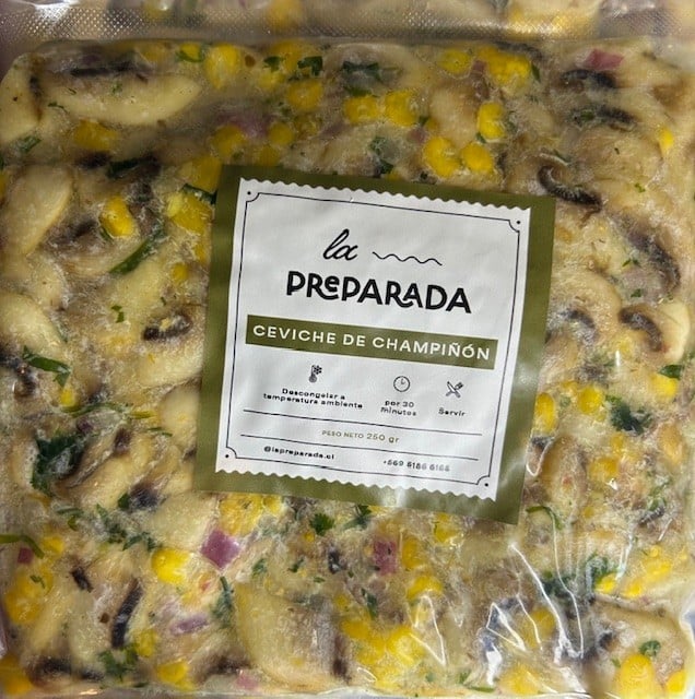 Ceviche de Champiñon 250grs La Preparada - ceviche champiñon.jpg