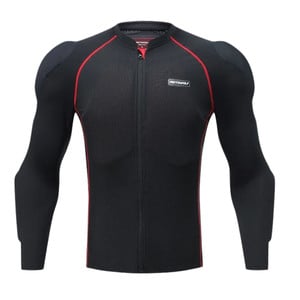 Chaqueta Ajustada Armadura para motociclismo Motowolf 10MDL103-Negra