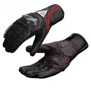 Guantes para motociclismo Motowolf 0305B BLACK-RED