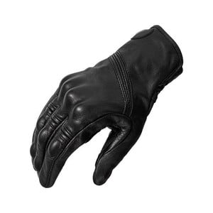 Guantes para motociclismo de cuero liso Motowolf 0303