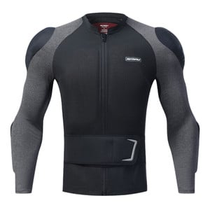 Chaqueta Ajustada Armadura para motociclismo con cinturón Motowolf 10MDL1031. Gris