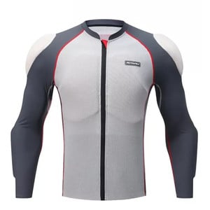 Chaqueta Ajustada Armadura para motociclismo Motowolf 10MDL103-Gris..