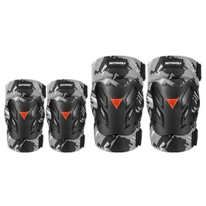  Pack De Rodilleras Cortas y Coderas Motowolf 1034HJ-CA