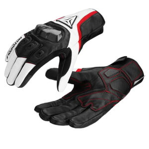 Guantes para motociclismo Motowolf 0305B BLACK-WHITE