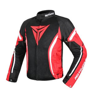 Chaqueta para motociclismo Oxford 600D Motowolf 0505 - Roja