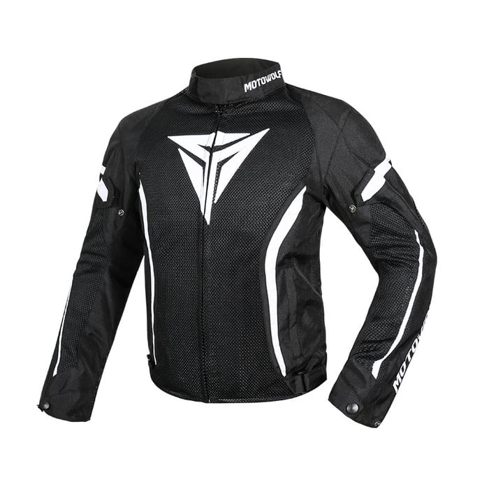 Chaqueta para motociclismo Oxford 600D Motowolf 0505 - Negro - Chaqueta para motociclismo Oxford 600D Motowolf 0505 - Negro