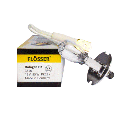 Ampolleta Flosser - H3-12v-55w - Amp.Flosser 3320 - H3/ 12v/ 55w
