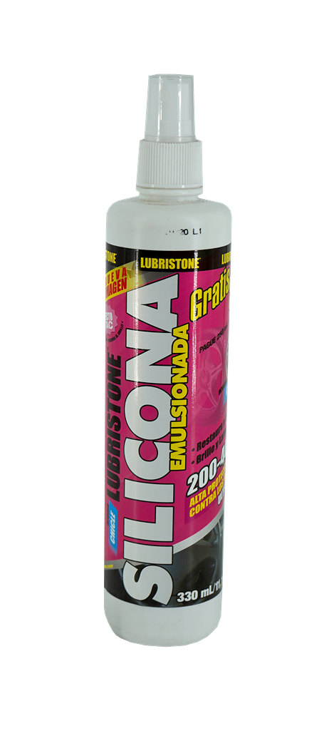 Silicona Emulsionada Chicle 330 ml - Silicona Lubristone Chicle 330 Ml