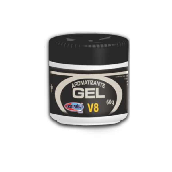 Aromatizante Gel Pote V8 60gr - Aromatizante Gel 60gr V8