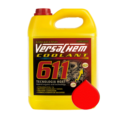 611 Refrigerante Coolant -1°C 3,7 lts Rojo - 611-E Refrigerante Coolant 3.7 Lts Rojo