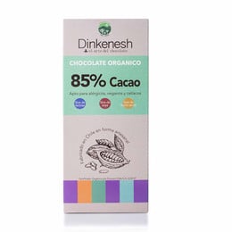 Dinkenesh Barra de Chocolate Orgánco 85% Cacao - 100 grs 