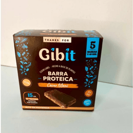 Gibit Barra Proteica Cacao Maní 5 Barras - 45 grs 