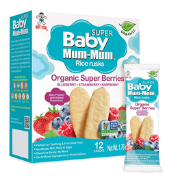 Galletas Baby Mum Mum Super Bayas Orgánicas - 50 grs