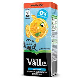 Del Valle Jugo Naranja Sin Azúcar - 200 ml