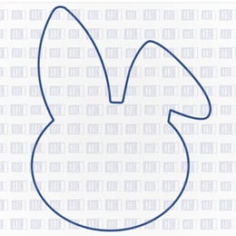 Cortador de Galletas Mini Conejo