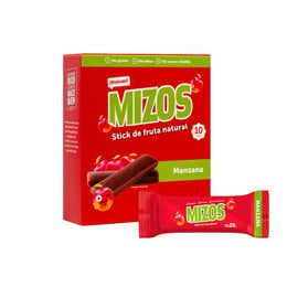 Mizos Pack 10 Sticks de Fruta Manzana - 200 grs