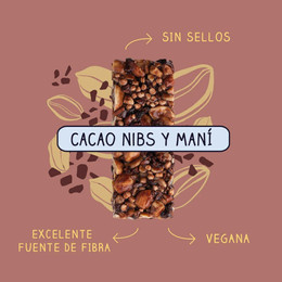 Soul Bar Almendras con Maní y Cacao - 30 grs