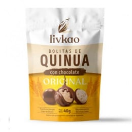 Bolitas de Quinoa y Maíz Cubiertas de Chocolate de Leche - 40 grs