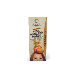  Pack 3 AMA Jugo de Fruta Manzana Mango Orgánico - 200 ml