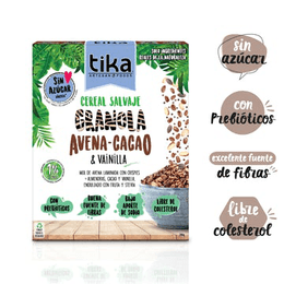  Tika Cereal Salvaje Avena Cacao y Vainilla - 200 grs