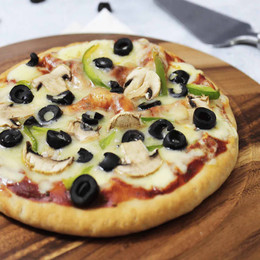 Pizza Preparada Vegana 4 Estaciones Sin Gluten