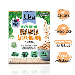 Tika Cereal Salvaje Avena Quinoa y Semillas - 200 grs