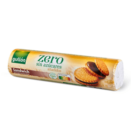 Gullon Galleta Sandwich Zero Chocolate - 250 grs