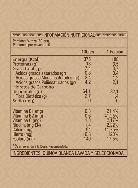 Harina de Quinoa Blanca 500 g