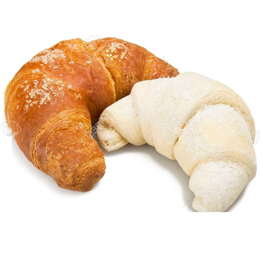 Pan granel Croissant grande 6 unds (510g apróx.) refrigerado para hornear