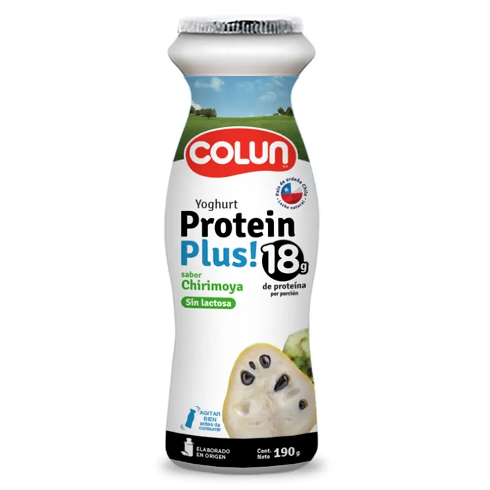 Yoghurt Protein PLus 18 Chirimoya 190 ml. Pack 4 unds