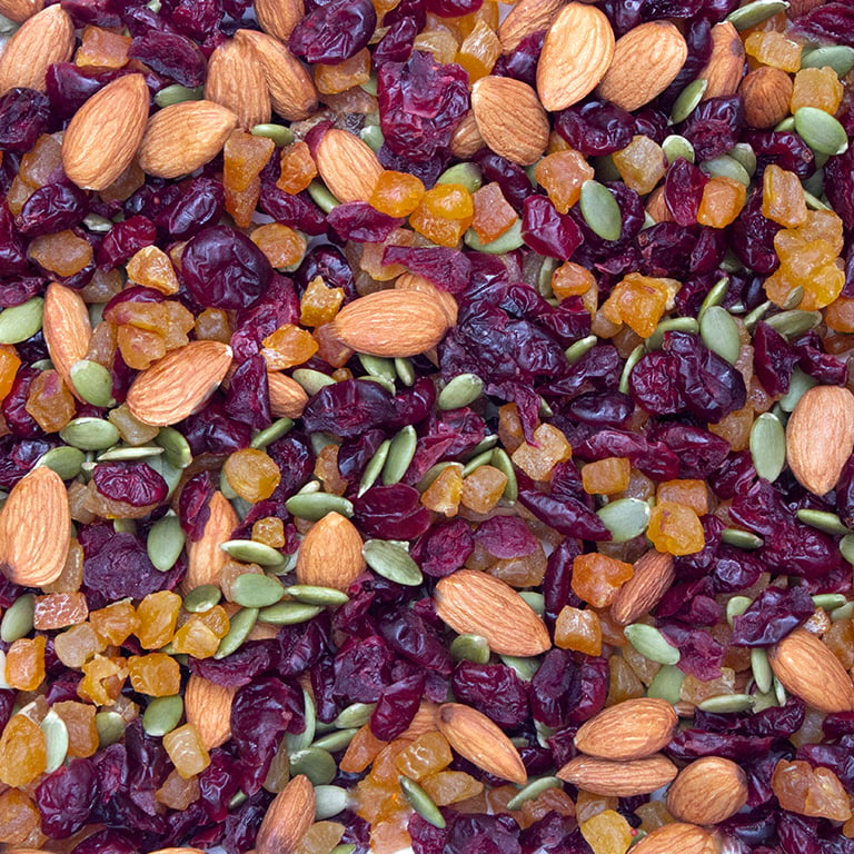 Mix Frutos (Almendras - Cranberry - Damasco turco en cubo - semillas de Zapallo)
