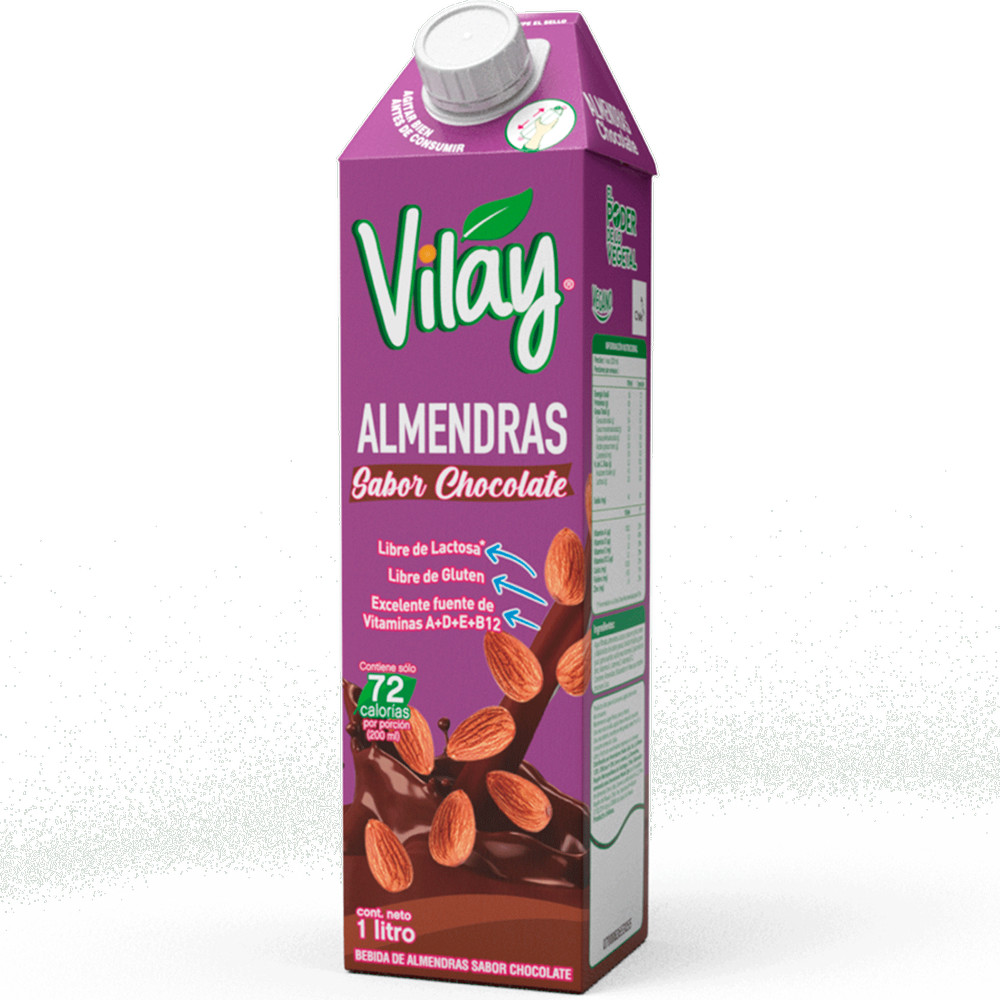 Bebida de almendra sabor chocolate 1Lt Vilay