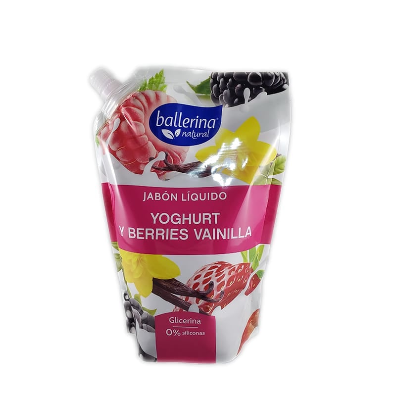 Jabón Líquido Yoghurt y Berries Vainilla. 750 ml