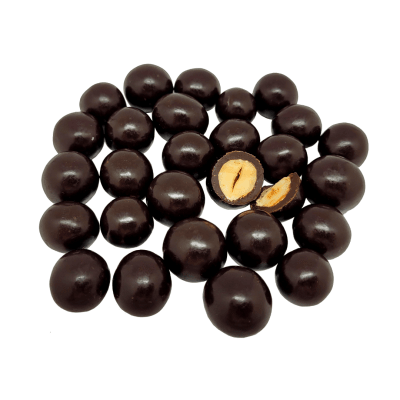 Avellanas Europeas bañadas en chocolate Bitter 63% 200grs