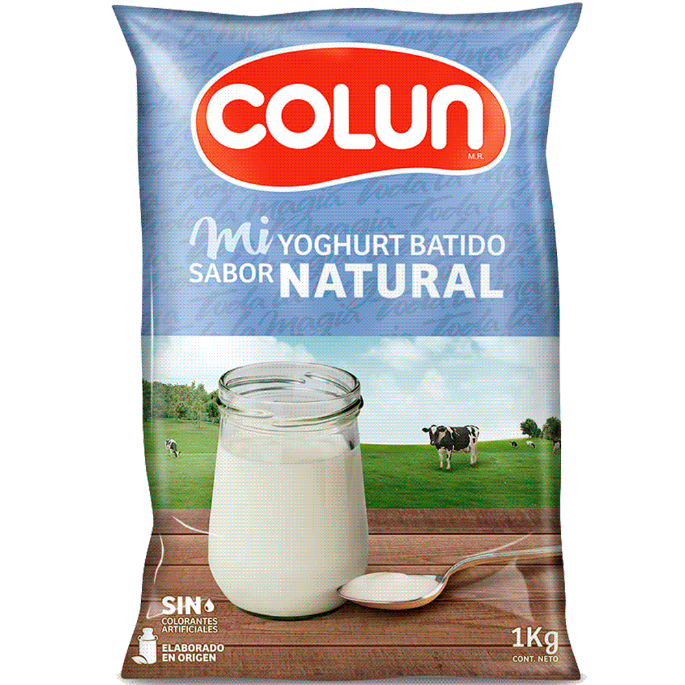 Yoghurt Natural Colun 1 kg.