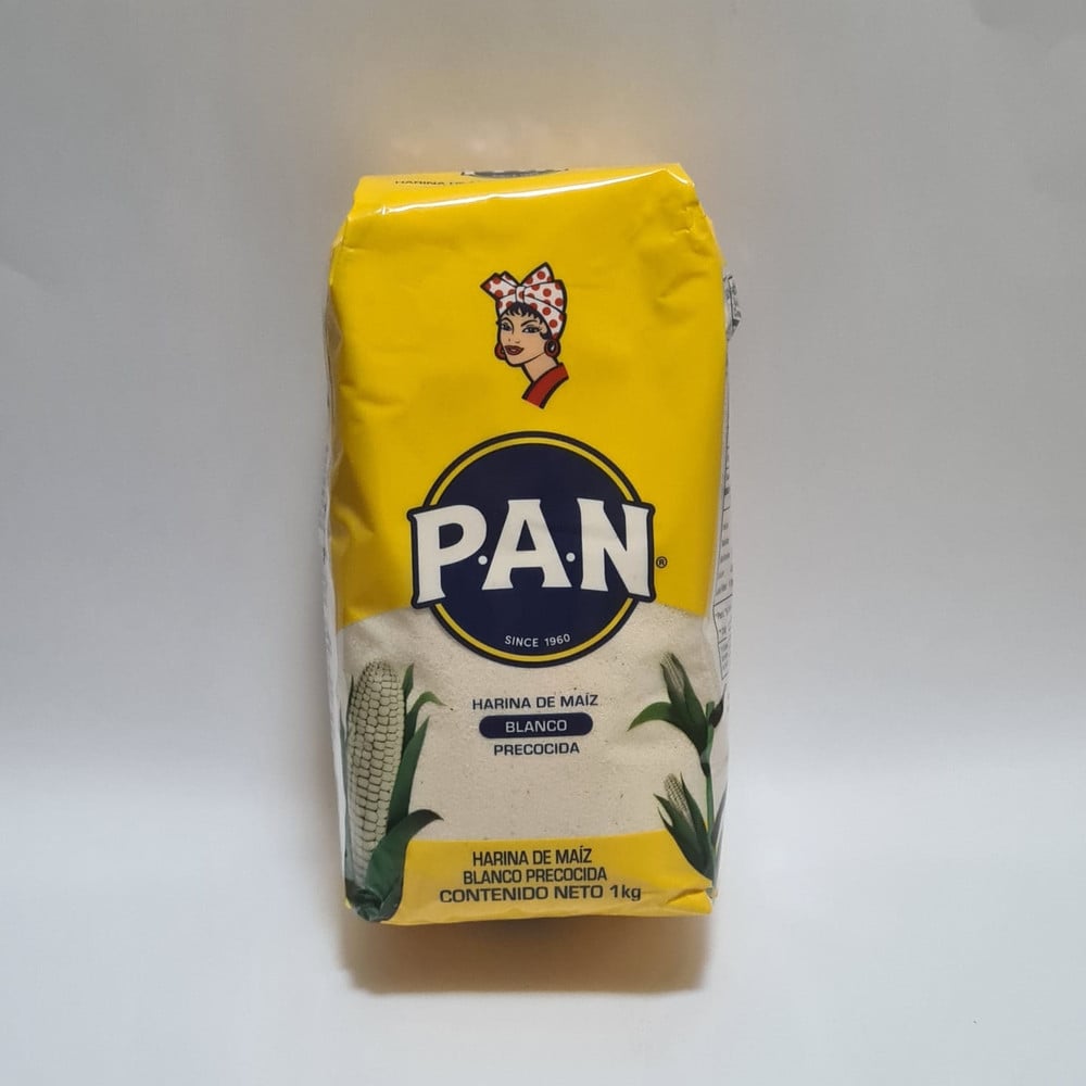 Harina de Maíz blanca precocida 1kg PAN