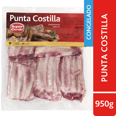 Costillar de Cerdo, Super Cerdo. Punta Costilla 950 grs.