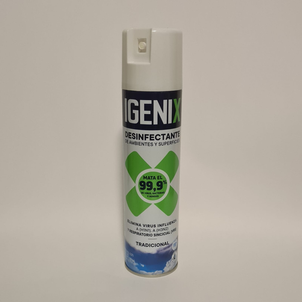 Desinfectante aerosol para superficies y ambiente 360cc Igenix