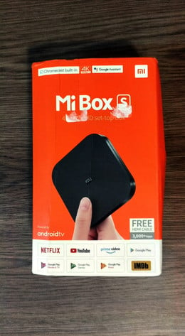 Caja en mal estado, Mi Box S 4k Ultra HD Original