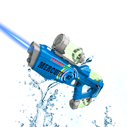 Pistola Eléctrica de Agua con Luces Niños Azul
