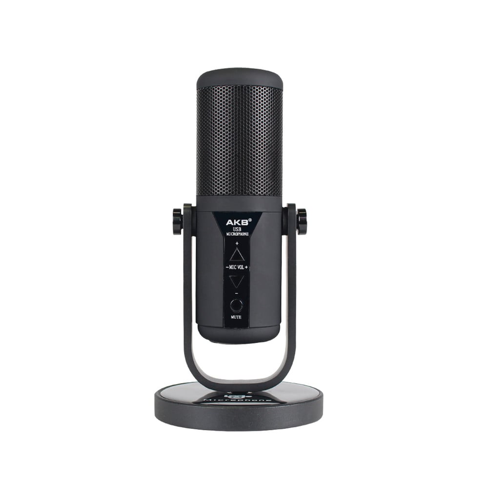 Micrófono de Estudio  Condensador USB AM25  Negro