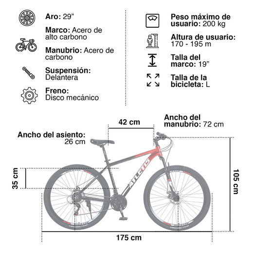 Bicicleta Mountain Bike Match 27.5