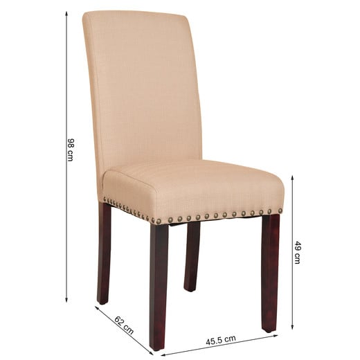 Pack 2 Sillas Comedor Imperial Beige
