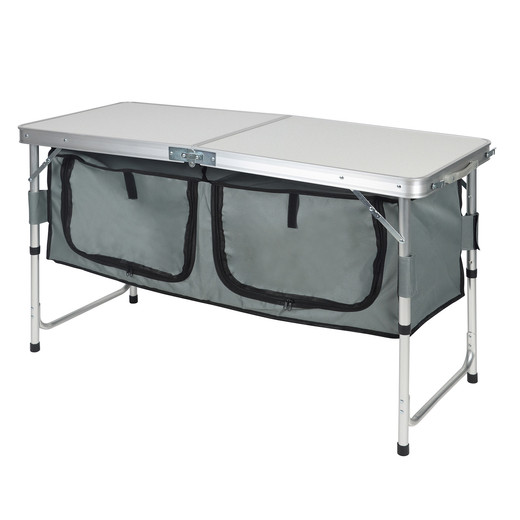 Mesa de Camping Plegable Multicolor