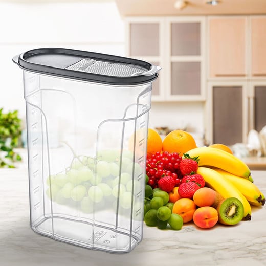 Canister Contenedor Alimentos 2,4 Lt Dry Gris