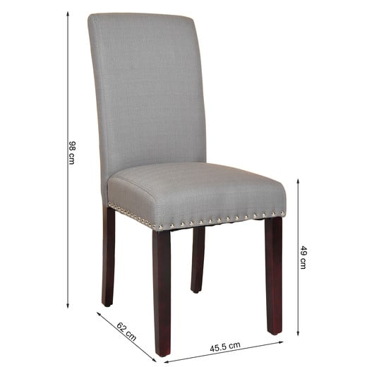 Pack 2 Sillas Comedor Imperial Gris