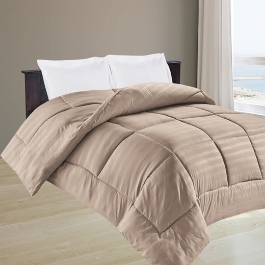 Plumón Liso King Size Beige